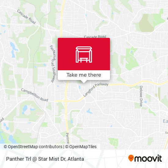 Panther Trl @ Star Mist Dr map