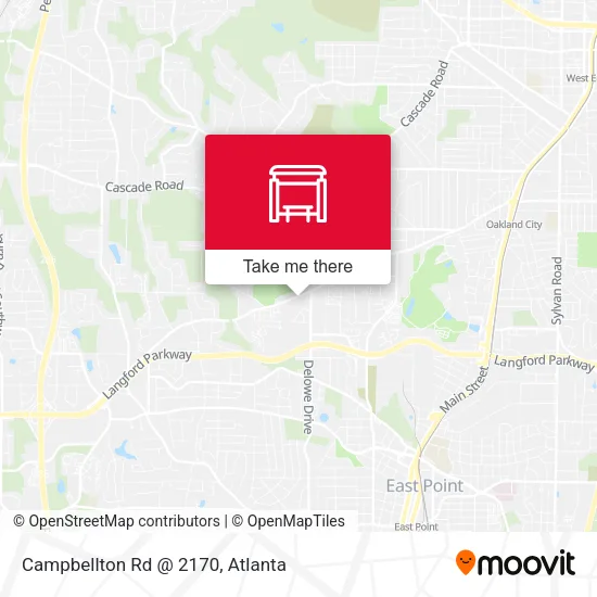 Campbellton Rd @ 2170 map