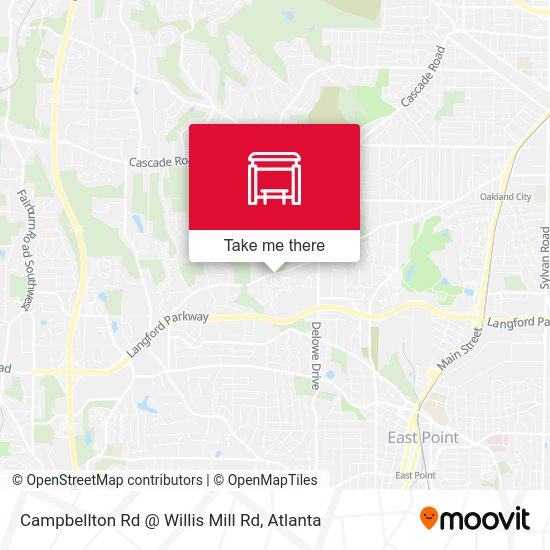 Campbellton Rd @ Willis Mill Rd map