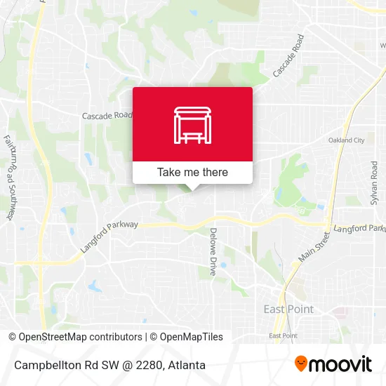 Mapa de Campbellton Rd SW @ 2280