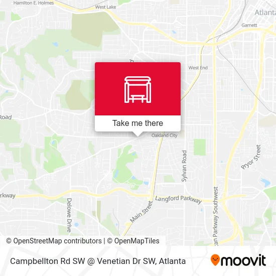 Mapa de Campbellton Rd SW @ Venetian Dr SW