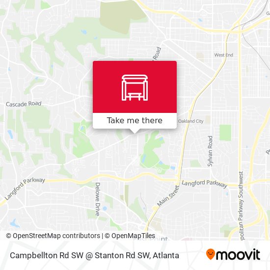 Campbellton Rd SW @ Stanton Rd SW map