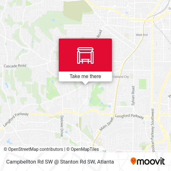 Campbellton Rd SW @ Stanton Rd SW map