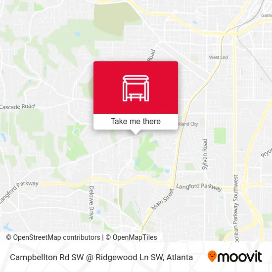 Campbellton Rd SW @ Ridgewood Ln SW map