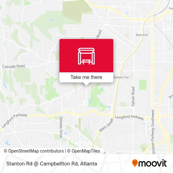 Mapa de Stanton Rd @ Campbellton Rd