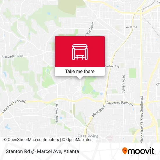 Mapa de Stanton Rd @ Marcel Ave
