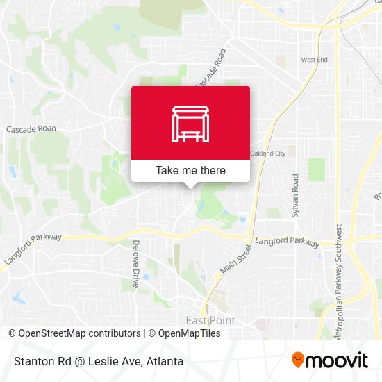 Mapa de Stanton Rd @ Leslie Ave