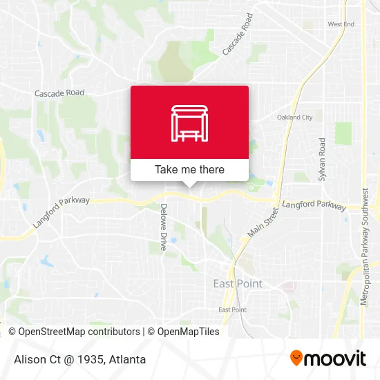 Mapa de Alison Ct @ 1935