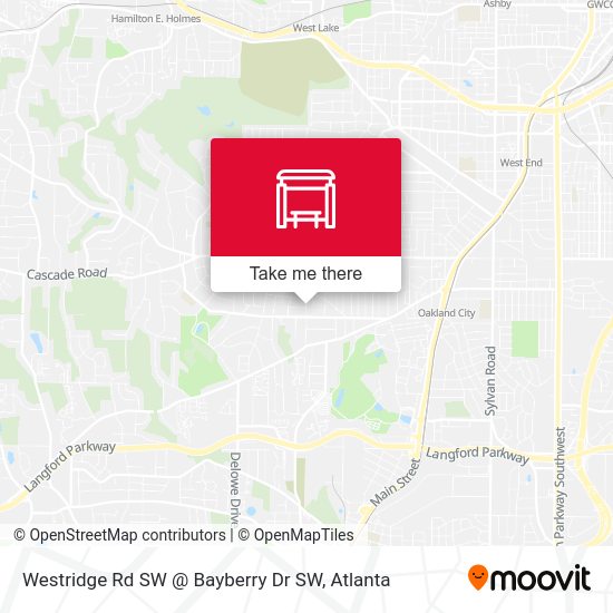 Westridge Rd SW @ Bayberry Dr SW map
