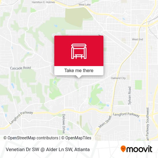 Venetian Dr SW @ Alder Ln SW map