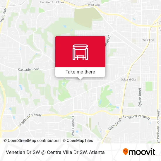 Mapa de Venetian Dr SW @ Centra Villa Dr SW