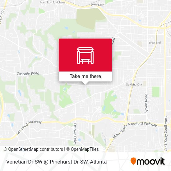 Venetian Dr SW @ Pinehurst Dr SW map