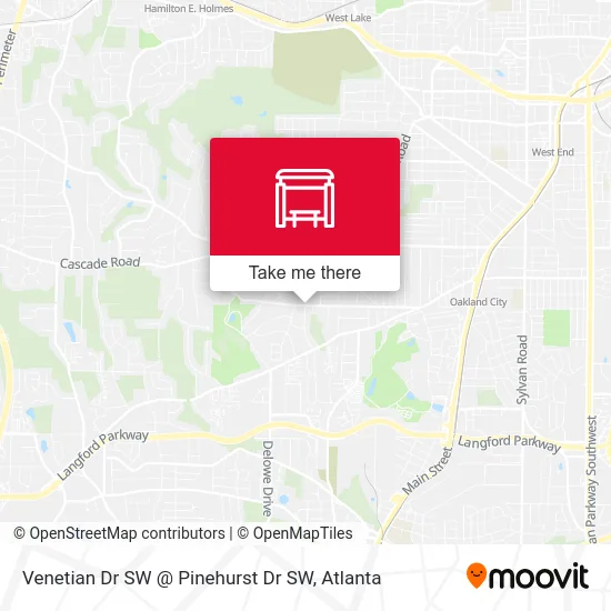 Mapa de Venetian Dr SW @ Pinehurst Dr SW