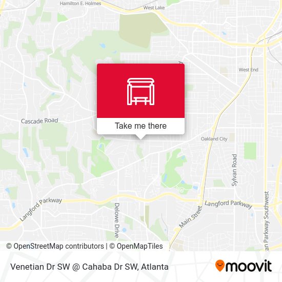 Mapa de Venetian Dr SW @ Cahaba Dr SW