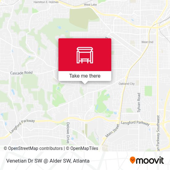 Mapa de Venetian Dr SW @ Alder SW