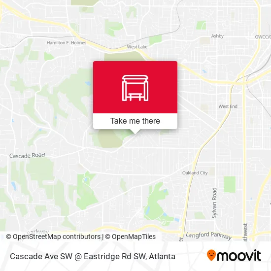 Mapa de Cascade Ave SW @ Eastridge Rd SW