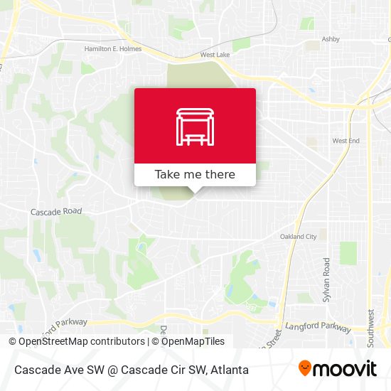 Mapa de Cascade Ave SW @ Cascade Cir SW