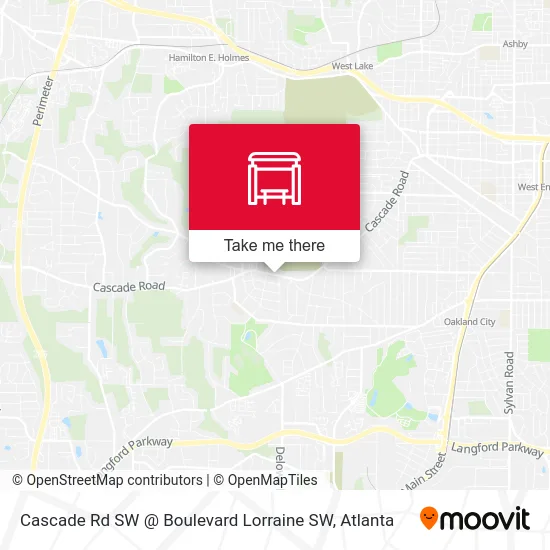 Cascade Rd SW @ Boulevard Lorraine SW map