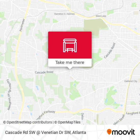 Cascade Rd SW @ Venetian Dr SW map