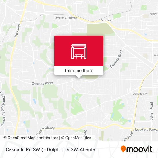 Cascade Rd SW @ Dolphin Dr SW map