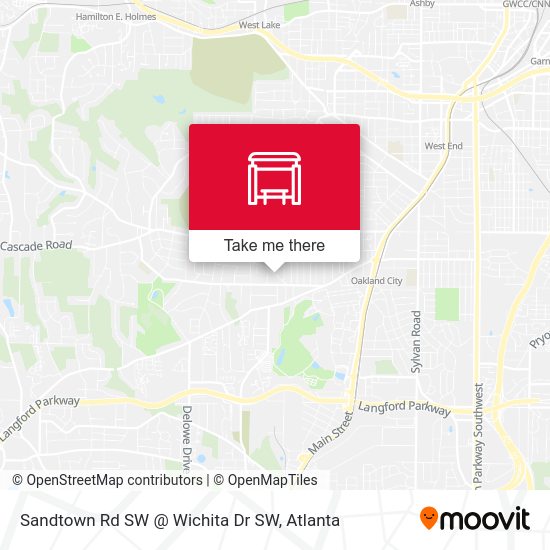 Sandtown Rd SW @ Wichita Dr SW map