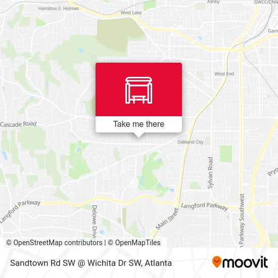 Sandtown Rd SW @ Wichita Dr SW map