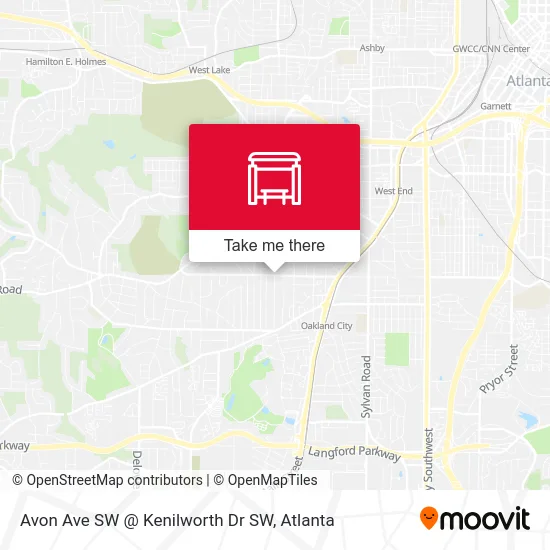 Avon Ave SW @ Kenilworth Dr SW map