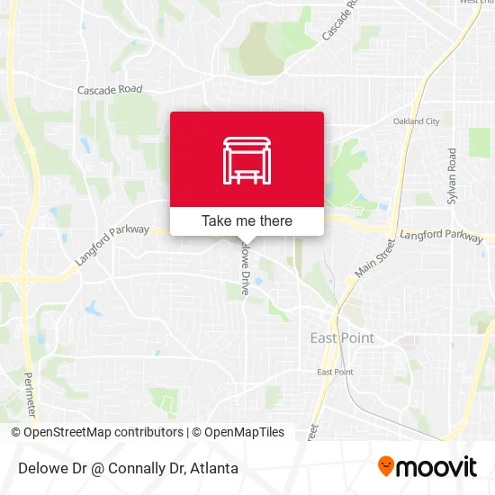 Mapa de Delowe Dr @ Connally Dr