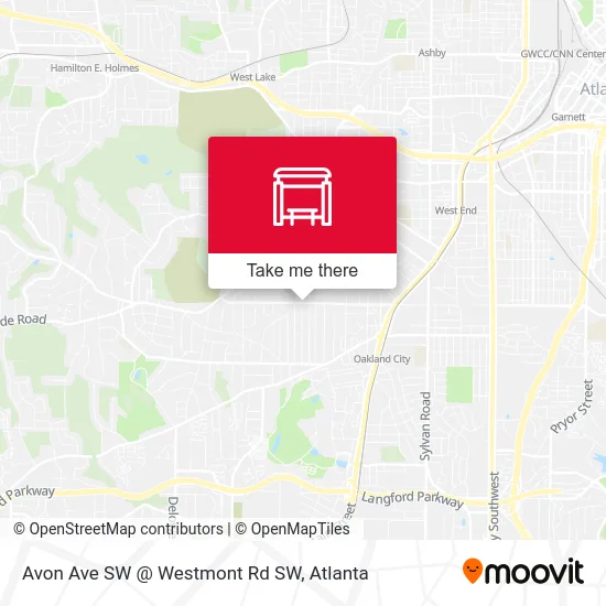 Mapa de Avon Ave SW @ Westmont Rd SW