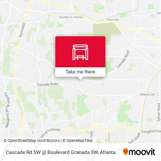 Mapa de Cascade Rd SW @ Boulevard Granada SW