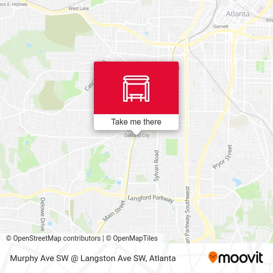 Mapa de Murphy Ave SW @ Langston Ave SW