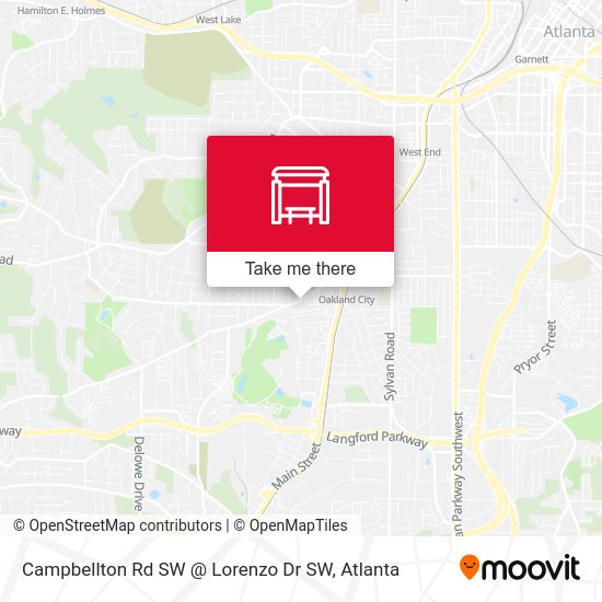 Campbellton Rd SW @ Lorenzo Dr SW map