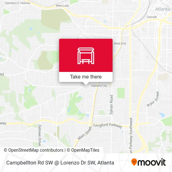 Campbellton Rd SW @ Lorenzo Dr SW map