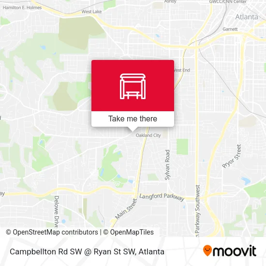 Mapa de Campbellton Rd SW @ Ryan St SW