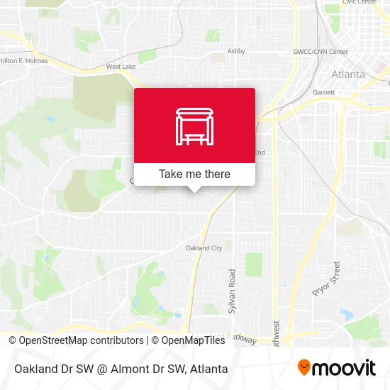 Oakland Dr SW @ Almont Dr SW map