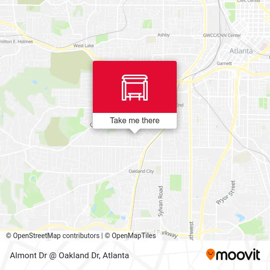 Almont Dr @ Oakland Dr map