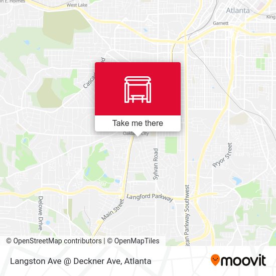 Langston Ave @ Deckner Ave map