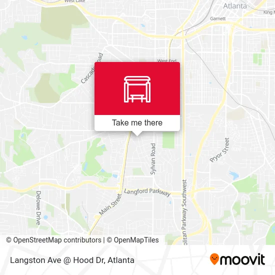 Mapa de Langston Ave @ Hood Dr