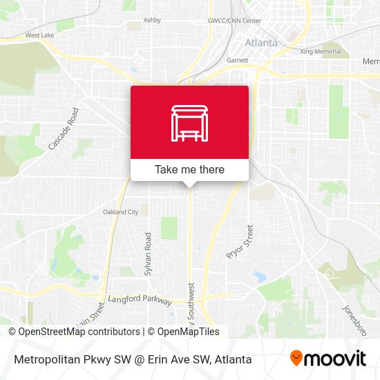 Mapa de Metropolitan Pkwy SW @ Erin Ave SW