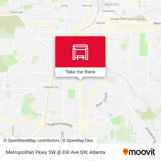 Mapa de Metropolitan Pkwy SW @ Dill Ave SW