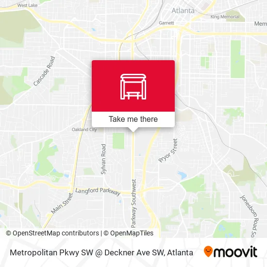 Metropolitan Pkwy SW @ Deckner Ave SW map