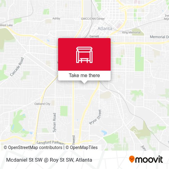 Mapa de Mcdaniel St SW @ Roy St SW