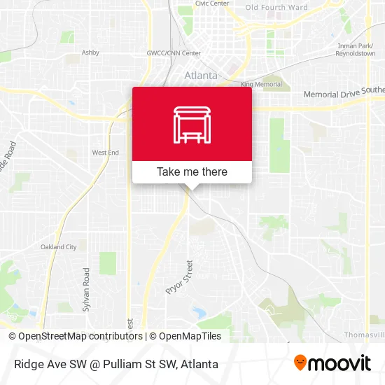 Mapa de Ridge Ave SW @ Pulliam St SW