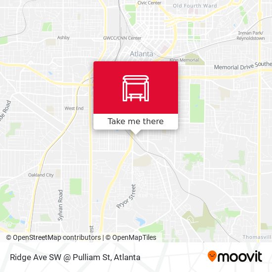Ridge Ave SW @ Pulliam St map