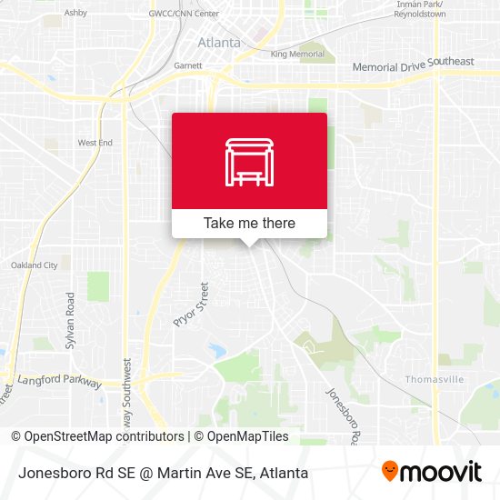 Jonesboro Rd SE @ Martin Ave SE map