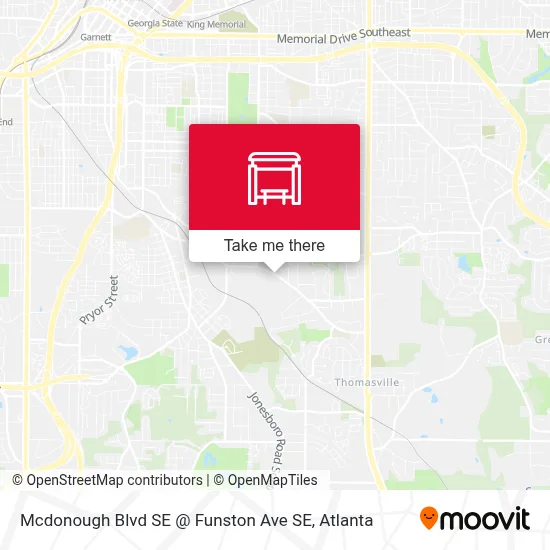 Mcdonough Blvd SE @ Funston Ave SE map