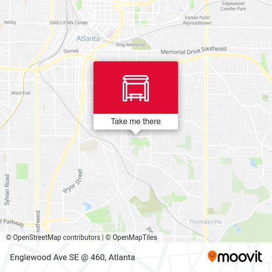 Mapa de Englewood Ave SE @ 460