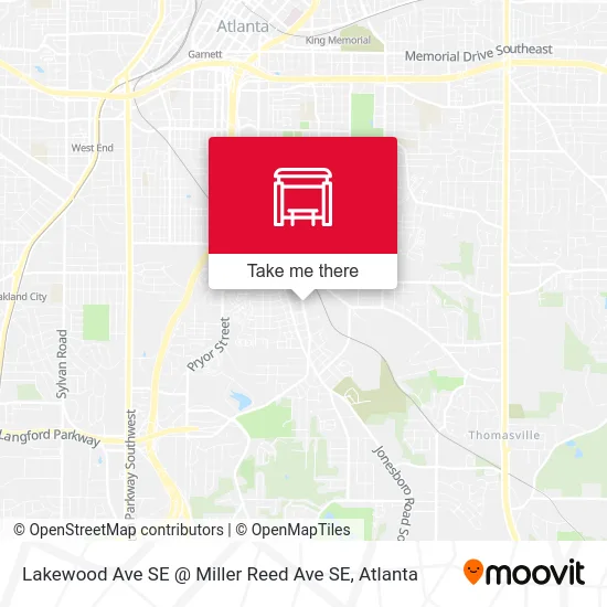 Mapa de Lakewood Ave SE @ Miller Reed Ave SE
