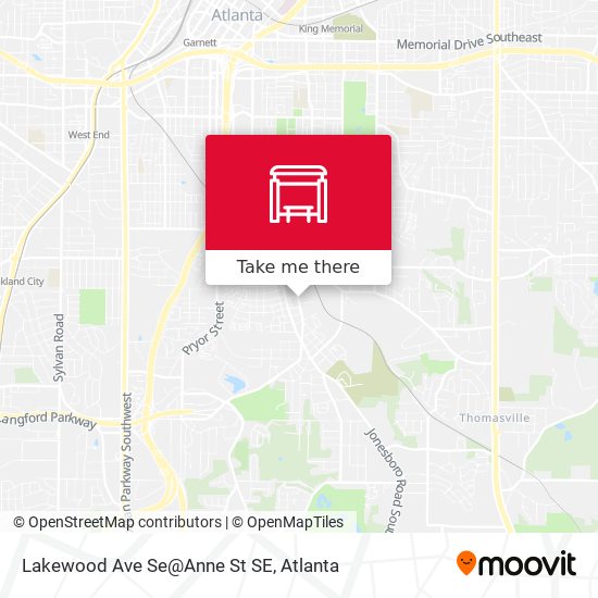 Mapa de Lakewood Ave Se@Anne St SE