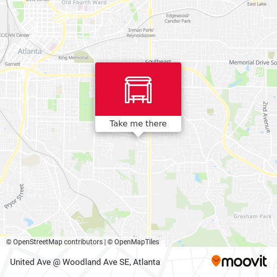United Ave @ Woodland Ave SE map